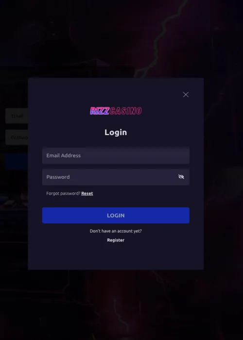Sicherer Spieler Konto Login Rizz Casino