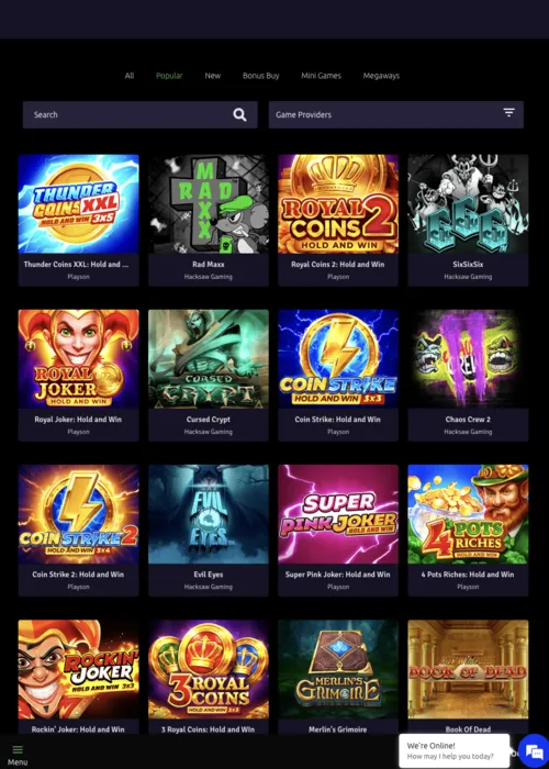 Spielhalle Slots Sammlung Charisma Rizz Casino